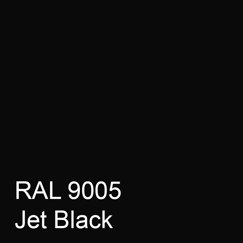 RAL 9005 - Jet Black  One Stop Colour Shop